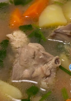 A picture of Chicken soup.