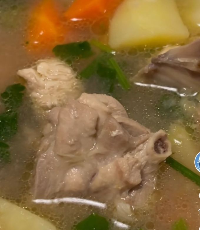 A picture of Chicken soup.