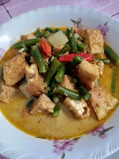 Foto resep Lodeh kacang labu siam tempe tahu