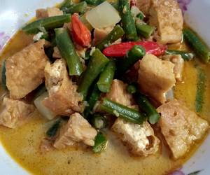 Resep Mudah Lodeh kacang labu siam tempe tahu Praktis Enak