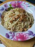 Spagheti ayam saus tiram