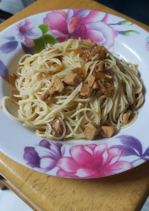 Foto resep Spagheti ayam saus tiram