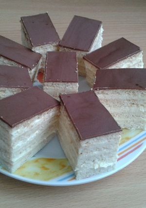 Mézes zserbó recept fotója