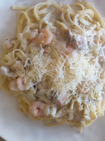 Recipe Lemon Garlic Seafood Alfredo the Can Spoil the Tongue Tasty