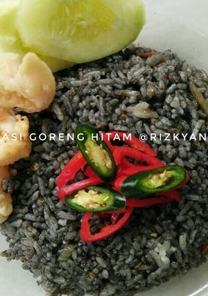 Foto resep Nasi Goreng Hitam Pedas