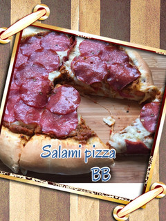 Foto resep Pizza with salami