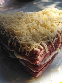Foto resep Brownie red velvet