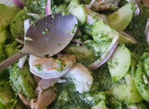 Una foto de Aguachile Verde de Camarón