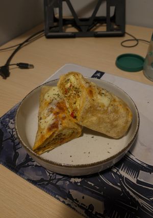 Una foto de Burrito simple