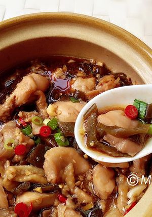 剝皮辣椒蒸雞 的食譜成品照片