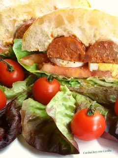 Una foto de Bocadillo de chorizo "Choripán"