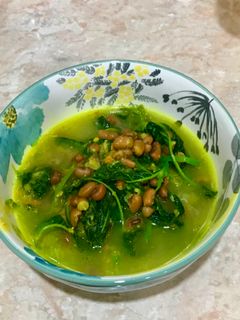 Foto resep Sup bayam kacang tolo