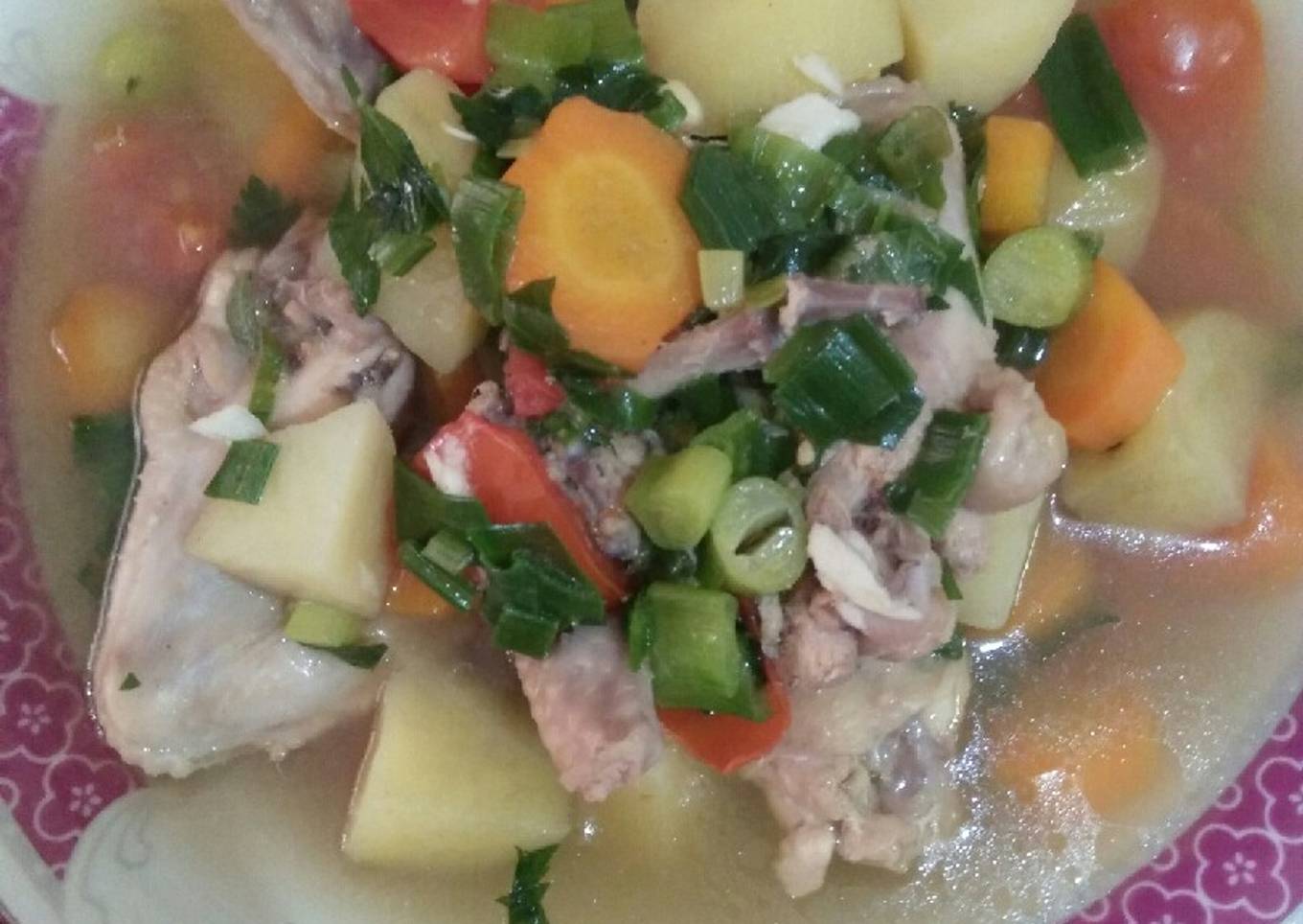 Sop sayap ayam