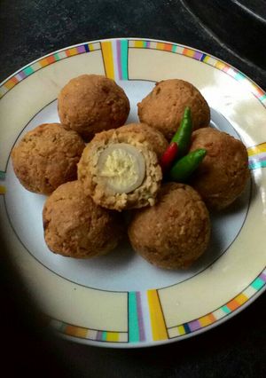 Foto resep Bakso Tempe Goreng isi Telur Puyuh
