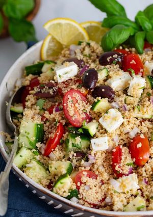 Foto di Couscous d'Estate all'Eoliana con PestoLeggero di Basilico eMandorle