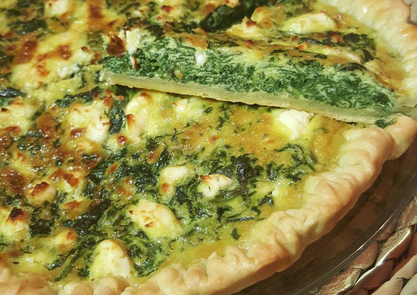 Quiche épinards et fêta
