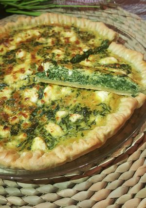 Une photo de Quiche épinards et feta