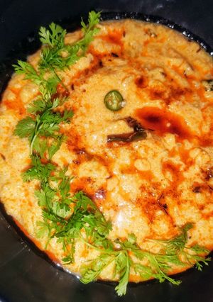 A picture of Red Pumpkin Creamy Bharta.