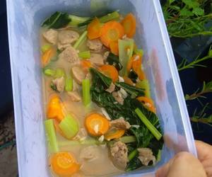 Ini Caranya Oseng sawi bakso Mantul Banget Ini Caranya Oseng sawi bakso Mantul Banget