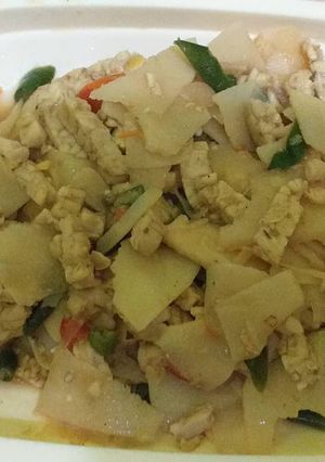 Foto resep Tumis iwung dan tempe