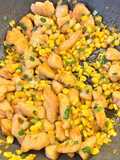 Spicy Chicken Breast Stir-Fry with Corn