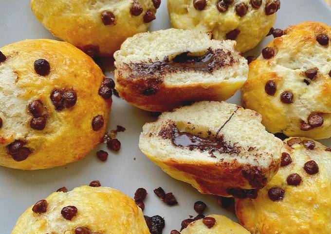 Brioche pépite chocolat coeur coulant 🍫