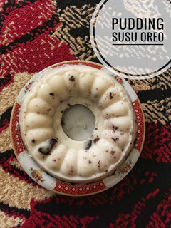 Foto resep Pudding susu oreo