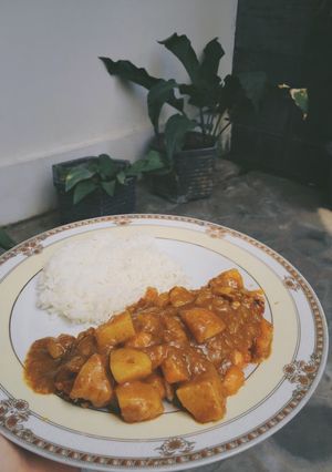 Foto resep Chicken Katsu curry rice