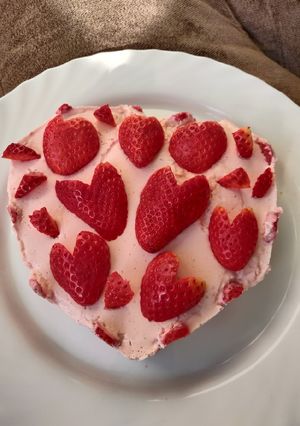 Una foto de Cheesecake de fresa 🍓