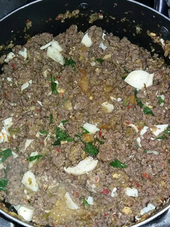 Una foto de Relleno para empanadas