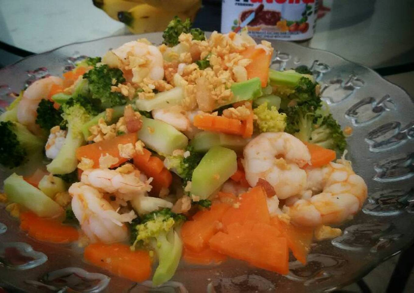 Brokoli cah udang