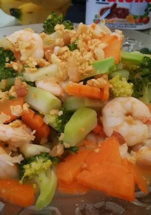 Foto resep Brokoli cah udang