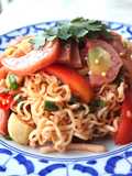 Yum Mama Noodle Salad with Fermented Pork (Naem Moo) 💞