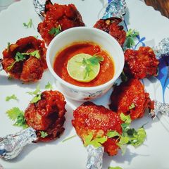 A picture of Chicken Lolipop.