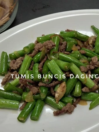 Cara Sederhana Membikin Resep  Tumis buncis daging sapi yang Sempurna, Enak
