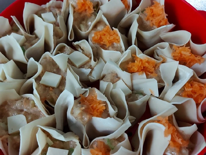 Langkah Gampang Menyiapkan Resep  Dimsum Ayam Udang yang Enak Banget, Bikin Ketagihan