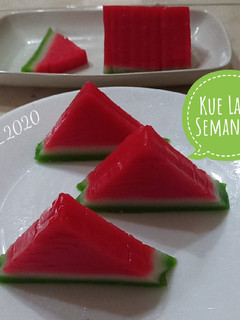 Foto resep Kue Lapis Semangka