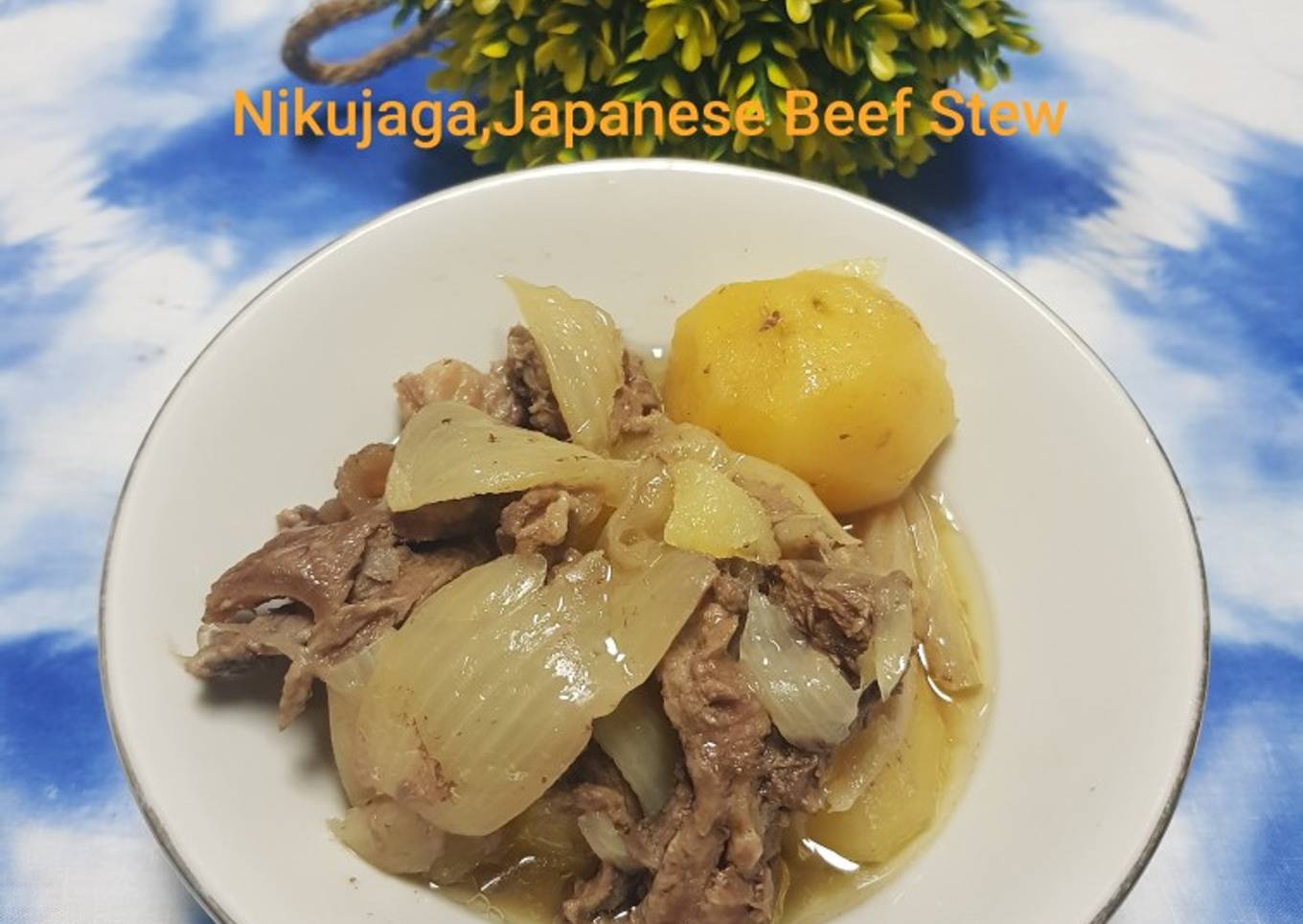 Simple Nikujaga������������ Japanese Beef stew