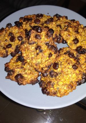 Una foto de Galletas de avena y plátano