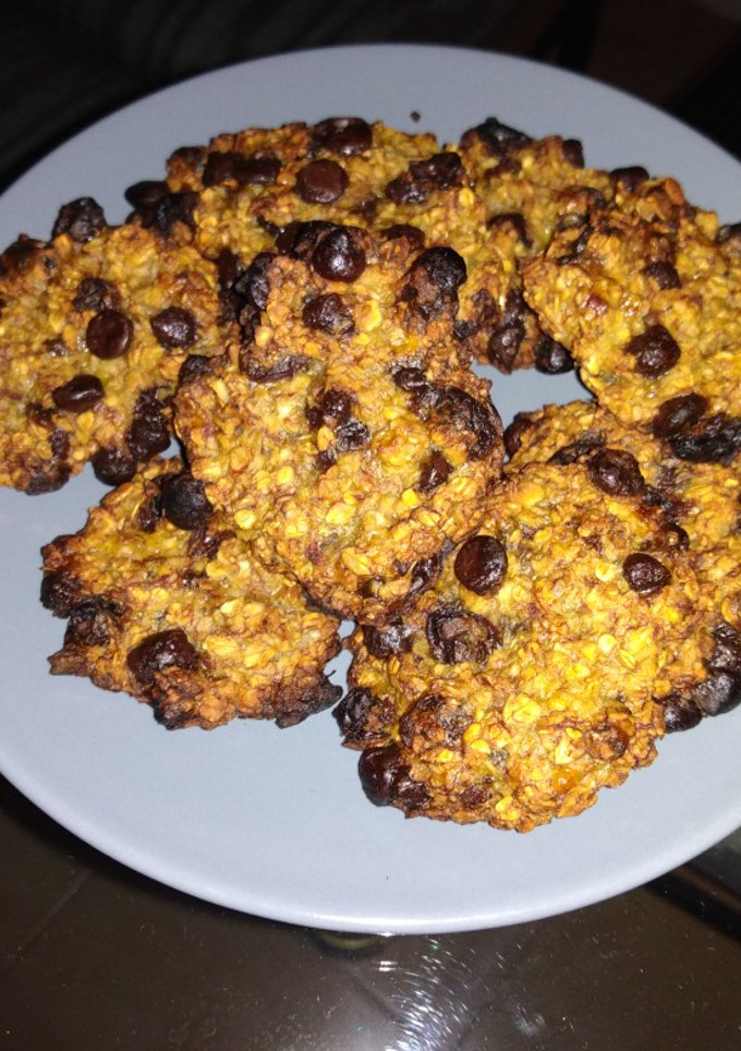 Una foto de Galletas de avena y plátano