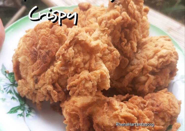 Resep Ayam Goreng Crispy, Enak Banget