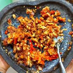 Resep Sambal Tempe Geprek, Pedasnya Nendang!-レシピのメイン写真