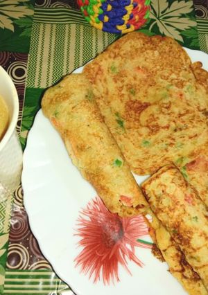 A picture of Oats Uttapam.
