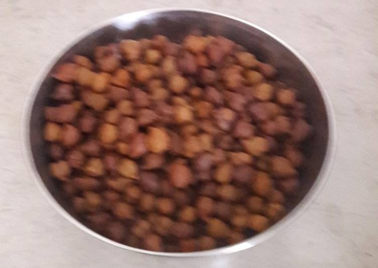 Recipe of Homemade Black dry chana (black chick peas)