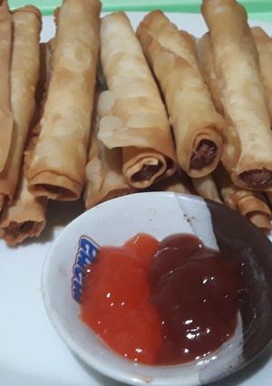 Foto resep Sosis selimut kulit pangsit