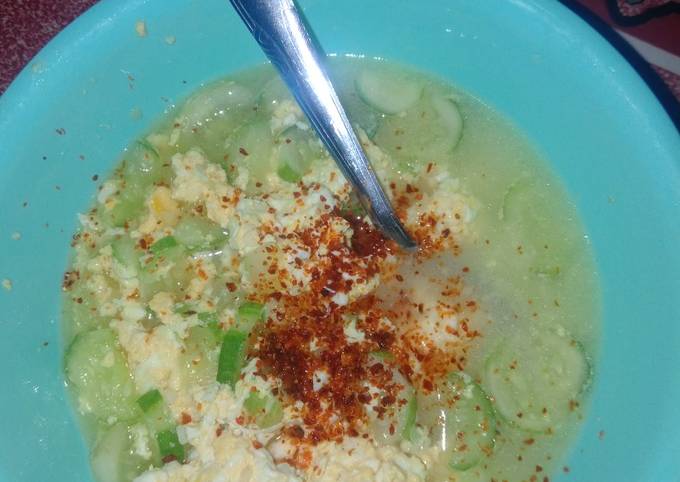 Resep Timun dan Telor Resep sahur simple Anti Gagal