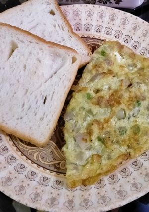 A picture of Simple Egg omlette.
