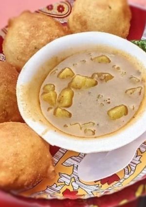 A picture of Sattu Kachori.
