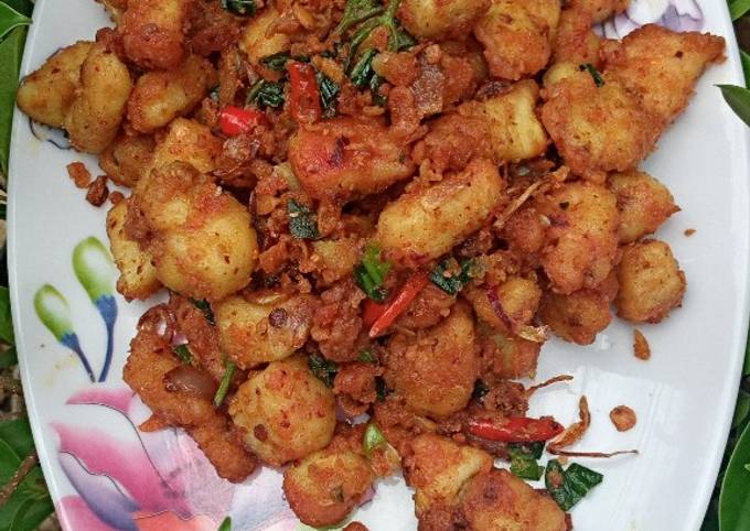 Ayam Popcron Goreng Bawang