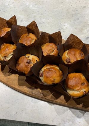 A picture of Emma and Charlotte’s ‘special’ gluten free muffins.